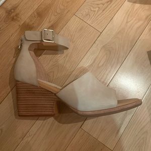 Brand new suede wedges